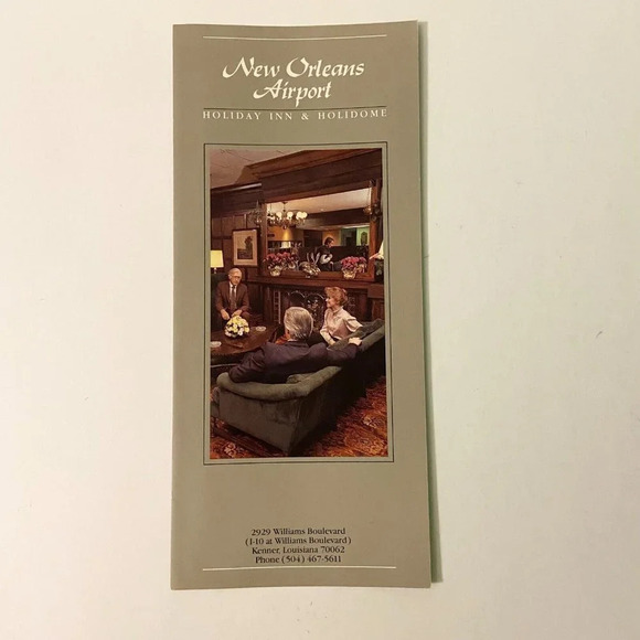 Vintage Lot of 3 New Orleans The Gray Line Longest Bridge Airport Pamphlets - Picture 13 of 15